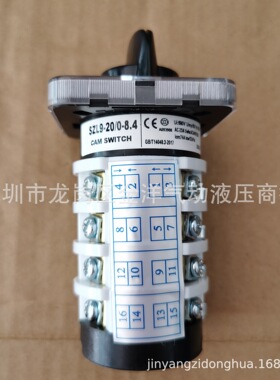 13.00.11八档四节转换SZL9-20/0-8.4组合开关EN60947-3IEC/690V