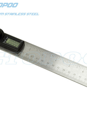0-200MM数显角度尺999.9度 数显角度仪角度尺 二合一 电子量角器
