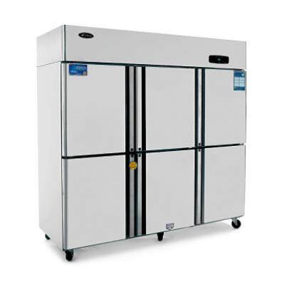 HT银都标六门准款双机双温冰箱（铜管）