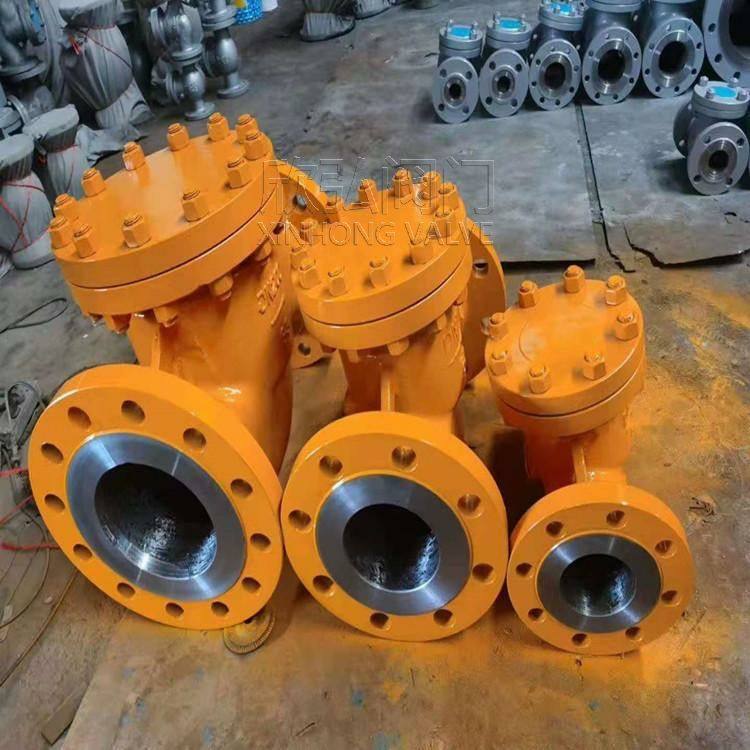 H44B氨用旋启式止回阀 排渣 大口径 回水 陶瓷 欣弘阀门