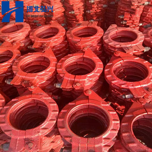 混凝土输送泵管管卡 DN125大螺母管卡砼泵配件