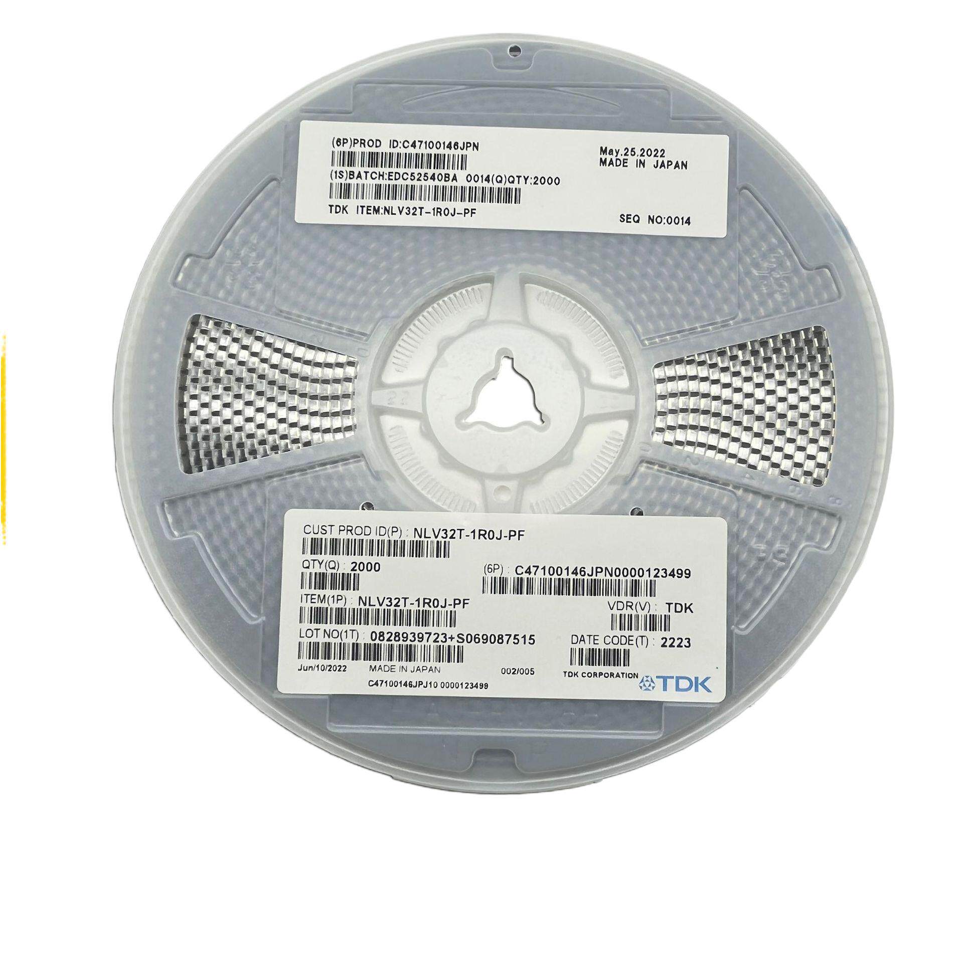 贴片式绕线功率电感 NLV32T-1R0J-PF 1210 1uH ±5% 400mA批发