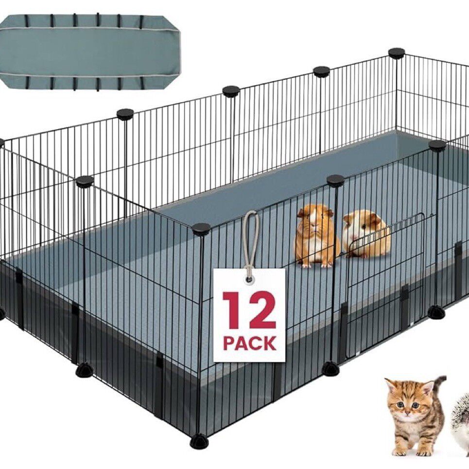 宠物围栏猫狗仓鼠笼子室内中小型犬栅栏隔离门狗窝小动物防护栏自