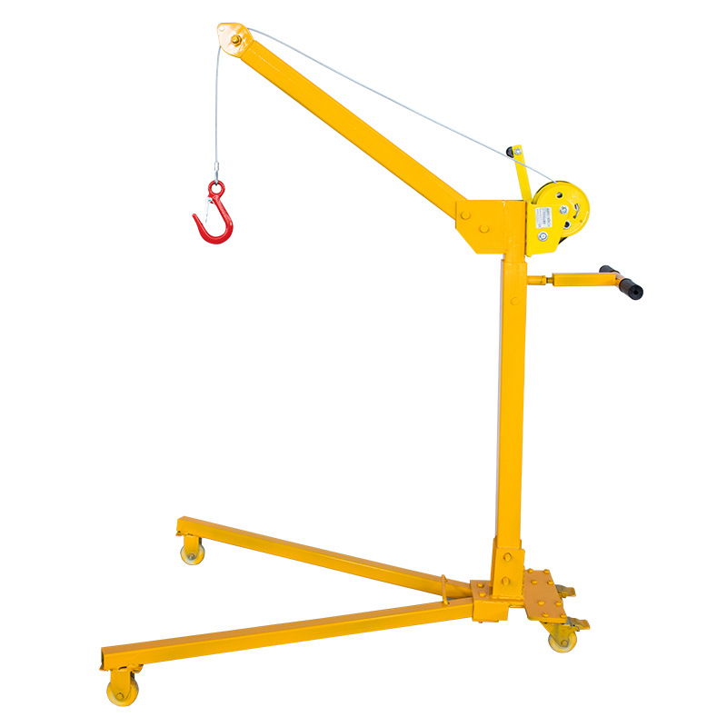 极速小型吊机电动可移动便携式家用折叠I升降手摇小吊机手动起重