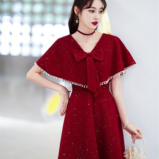 亮片法式 新品 新款 敬酒服新娘2025夏季 胖mPm结婚礼服订婚回门 大码