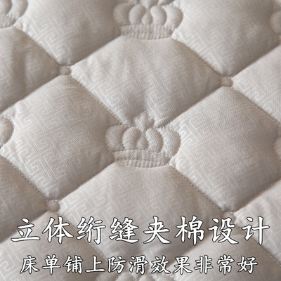 极速定制床笠单件全棉90x190x120x200x135xN150cm薄棕垫保护套防