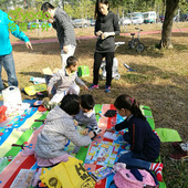 极速野餐垫户外便携防水防潮垫垫加厚防潮K野外草坪垫子野餐布野