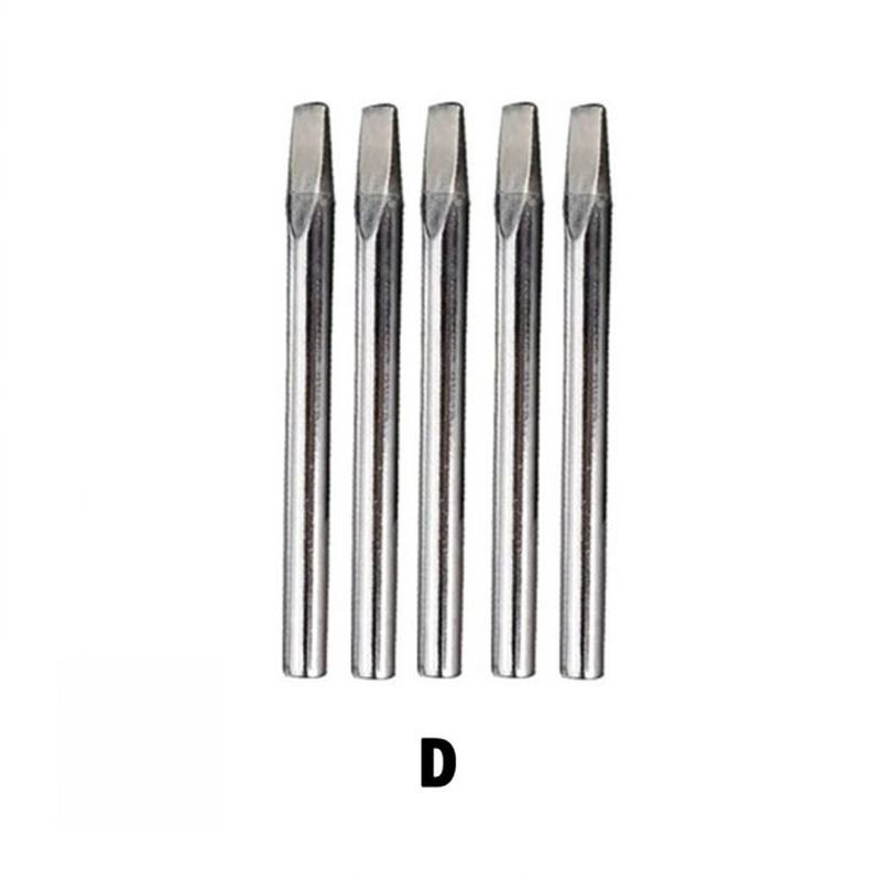 极速5Pcs 30W Lead-free Soldering IroGn Tip B/C/D/K External