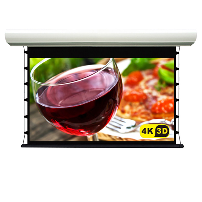 极速经科JK电动i遥控拉线投影幕布M3-FI/20s玻纤拉绳幕灰幕119寸1