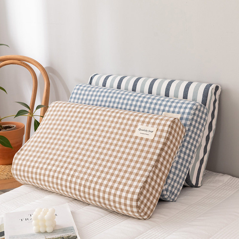 极速水洗棉乳胶枕套全棉纯棉橡胶记忆枕头套30xM50单人儿童60x40