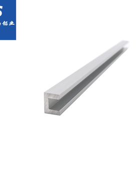 极速铝合金u型槽j13x10x3包边扣条玻璃卡槽氧化铝槽铝合金型材边
