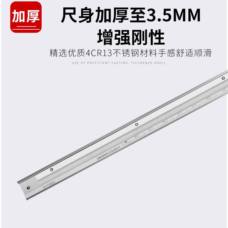 极速带钩带表深度卡尺0-15s0  200 300单鈎双沟测孔深游标卡尺带