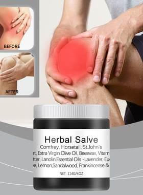 Herbal ointment for joints, wrist and knee massage and maint