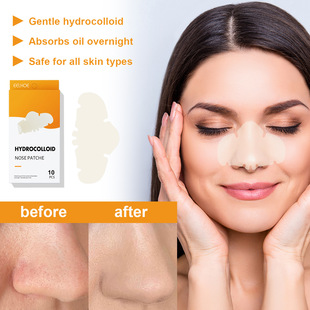 headed care nasal skin cleaning patch Black