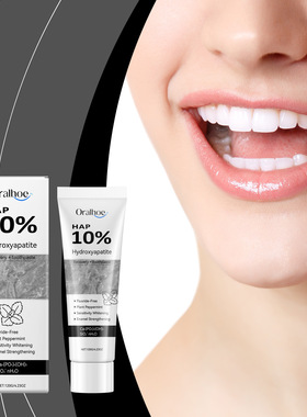 Tooth whitening toothpaste daily protects gingiva gently and