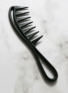 Hairdressing Large Tooth Comb Wide Curling Comb Clinker Hair