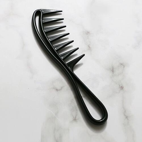 Hairdressing Large Tooth Comb Wide Curling Comb Clinker Hair