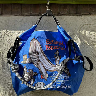 中号特明星同款ballchain小众大容量斜挎单肩包购物袋女托特包包