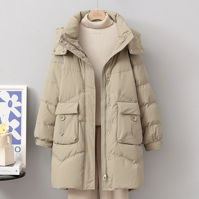 羽绒服女冬新款中长款时