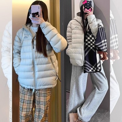 排骨轻薄短款羽绒服女冬