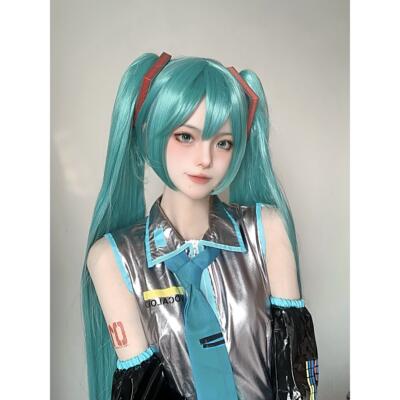 初音未来假发漫美无需修剪miku钢音梅花千本樱黑岩射手cosplay