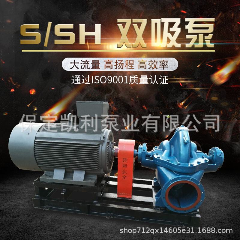 20SH-13双吸泵单级双离心泵清水浇灌泵大流量中开泵卧式离心泵