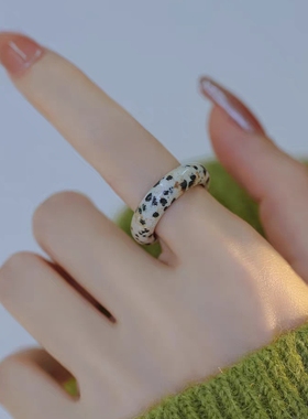 天然虎眼石戒指女小众设计感高级食指戒时尚个性百搭指环