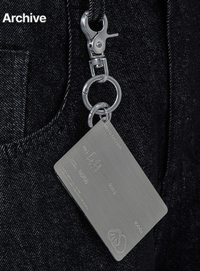Millo Archiv卡包钥匙扣复古创意金属挂件高级感时尚精致包包挂件
