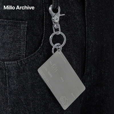 Millo Archiv卡包钥匙扣复古创意金属挂件高级感时尚精致包包挂件