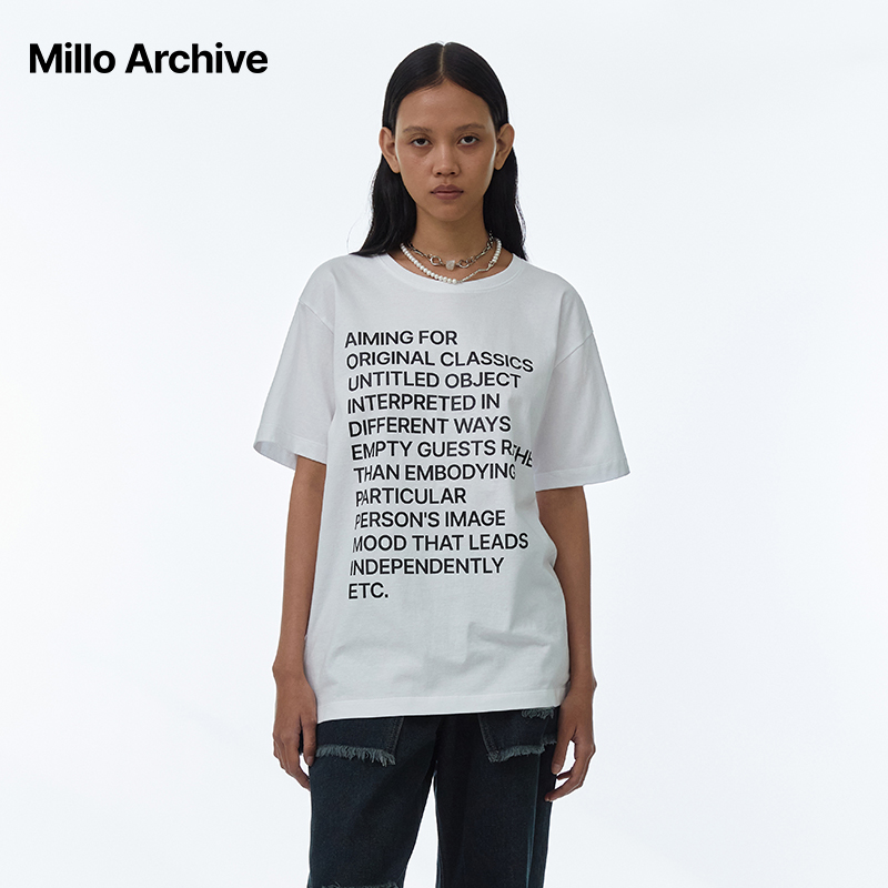 MilloArchiveT恤女士全棉短袖