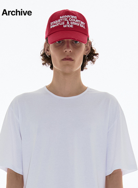 Millo Archive夏新品复古磨损棒球帽加宽帽檐显脸小男女同款