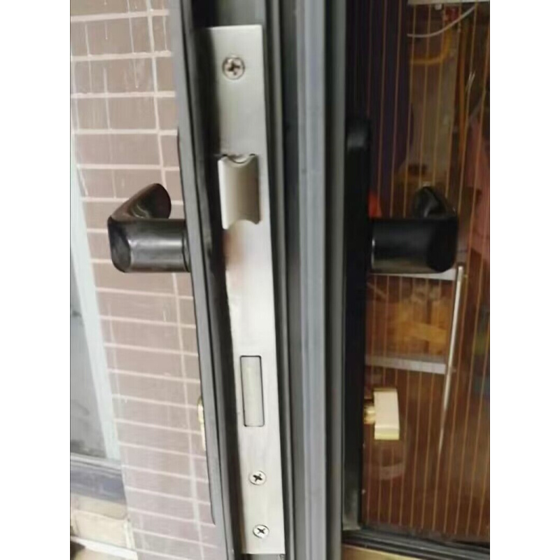 断桥铝合金门锁通用型锁体老式锁芯塑钢门窗执手锁8530/8535