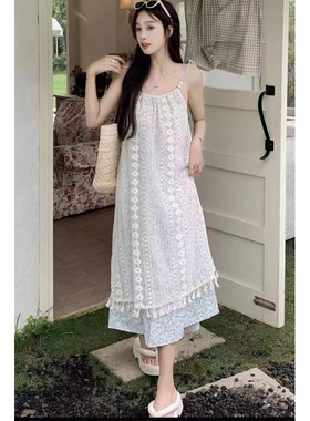 【利利LLI推荐】夏季时尚仙气减龄百搭显瘦收腰百搭连衣裙