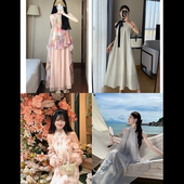 仙气减龄百搭显瘦收腰百搭连衣裙 时尚 利利LLI推荐 夏季