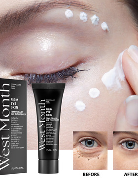 Firming eye cream lightens fine lines, bags under the eyes,