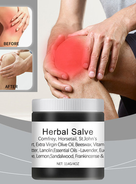 Herbal ointment for joints, wrist and knee massage and maint