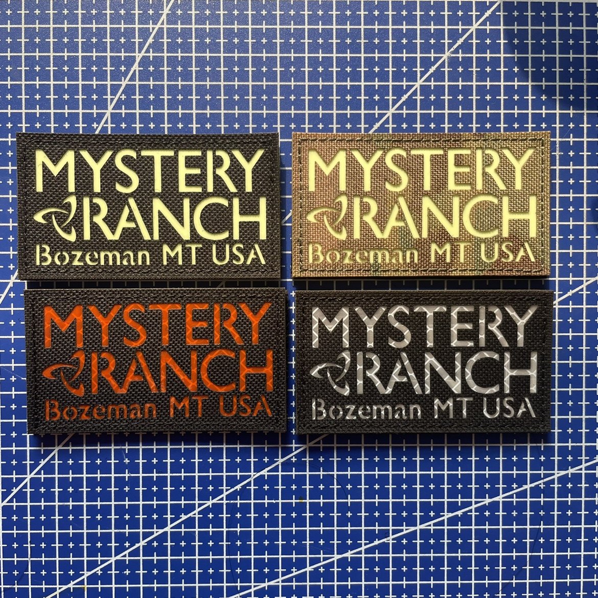 雕刻反光神秘农场士气章魔术贴章 农场包贴 DIY装饰户外背包徽章