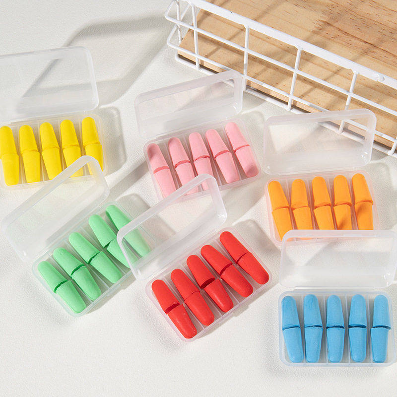 盒装5对装 睡眠耳塞听力防护防噪音女士学生降噪隔音海绵耳塞,居家日用,一次性口罩垫,淘宝优惠券,粉丝福利购,淘宝优惠卷