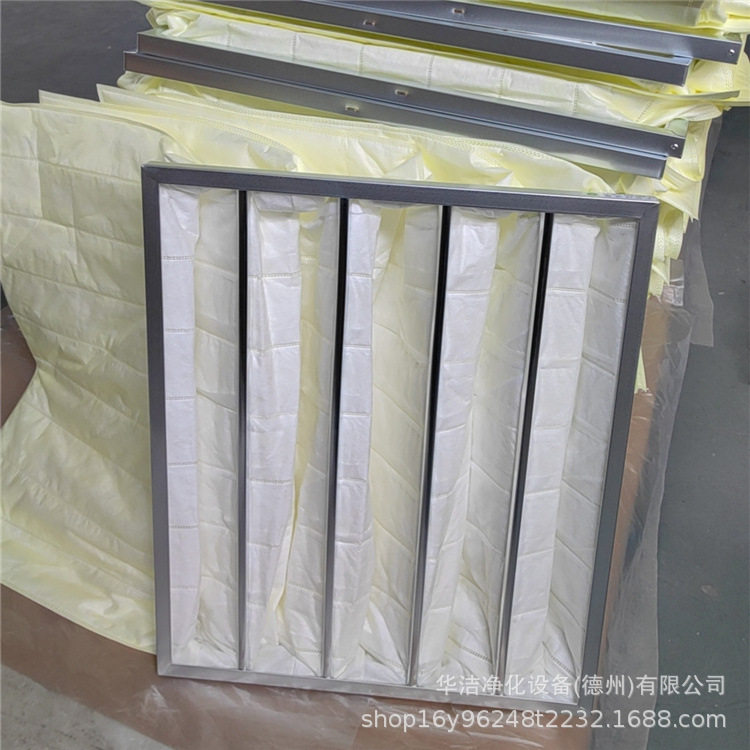 制药厂 食品厂乳制品净化车间新风空调F7级中效袋式过滤网