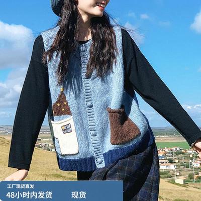 针织马甲开衫外套女春秋冬2025新款洋气外穿今年流行爆款背心马夹
