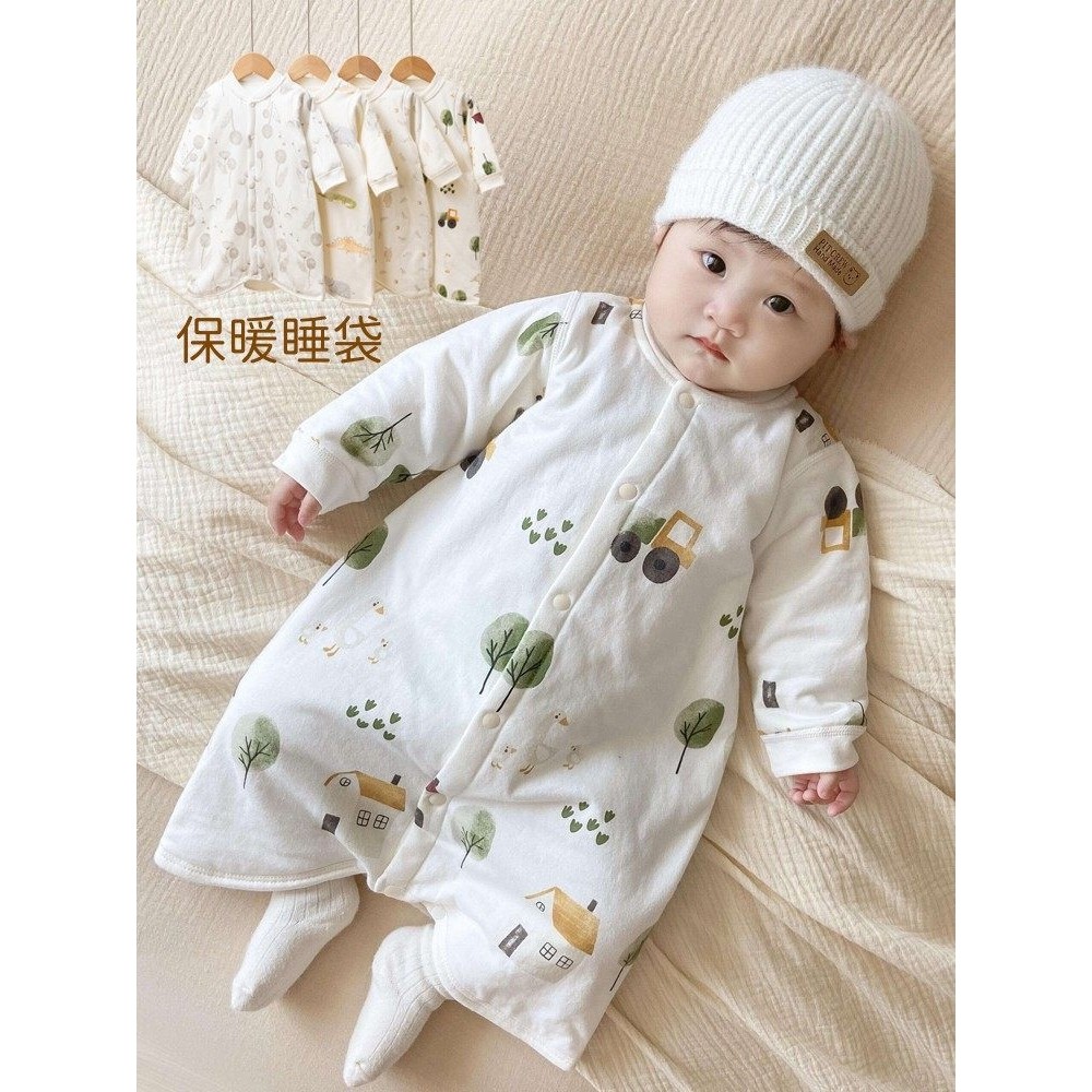全棉纯棉春秋婴儿睡袋儿童冬季防踢被保暖睡衣男女宝宝夹棉连体衣,童装/婴儿装/亲子装,连身衣/爬服/哈衣,淘宝优惠券,粉丝福利购,淘宝优惠卷