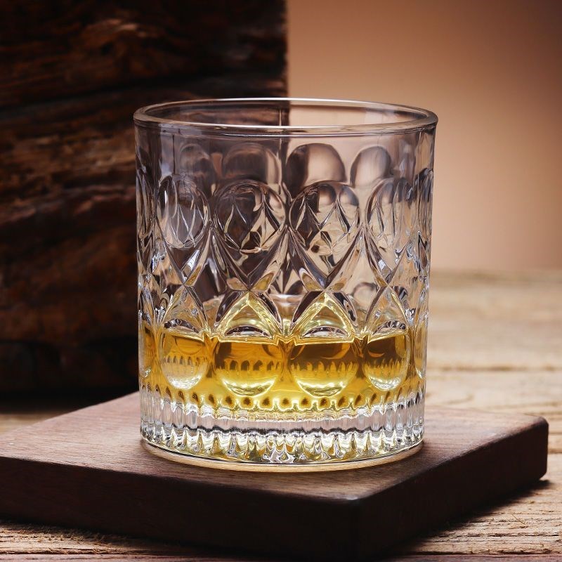 速发威士忌酒杯家用欧式无铅玻璃酒洋加啤酒杯茶杯套装杯厚杯