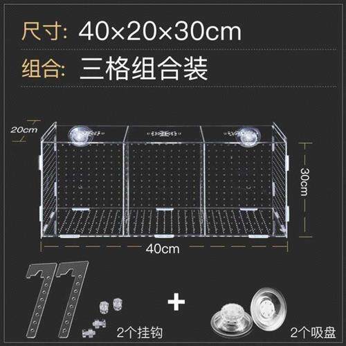 速发分隔双层分离器产子内小型怀孕培育鱼缸隔离盒双格隔离箱养鱼