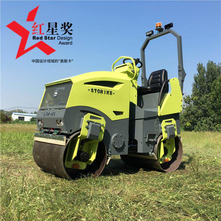 小压路机厂家山东1吨2吨吨手扶座驾双轮振动柴油压路机
