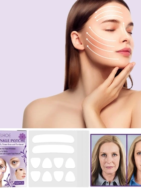 Facial wrinkle patches lift and tighten facial skin sagging