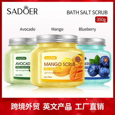 Fruit Bath Salts Avocado Scrub Body Care