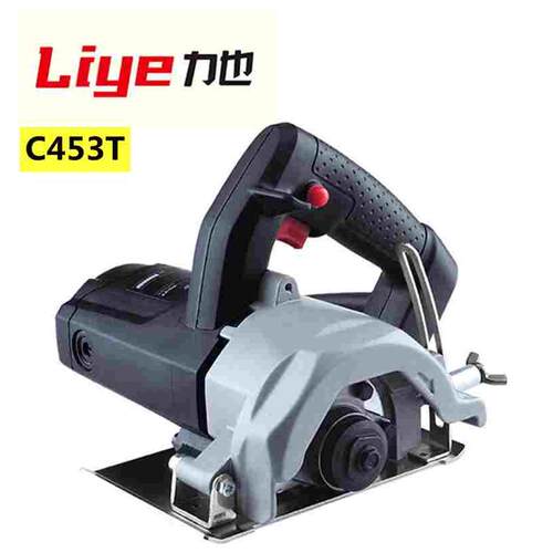 力也云石机1600W开槽机125mm石材切割机木材瓷砖切割机C453T100mm