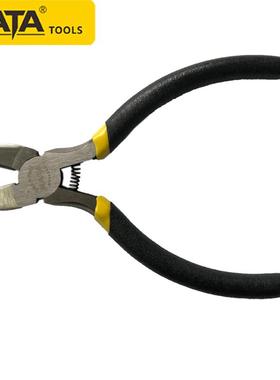 锴达 KATA 钳子迷你尖嘴钳 斜嘴钳 钢丝钳 顶切钳 扁嘴钳 5英寸