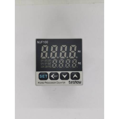 teshow台松MJF100计数器计米器带输出MJF100-A-NN-B-N