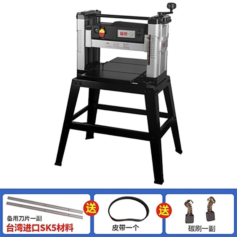 上海福赛压刨机自动进料木工刨木平刨刀家用小型电动工具台式刨床